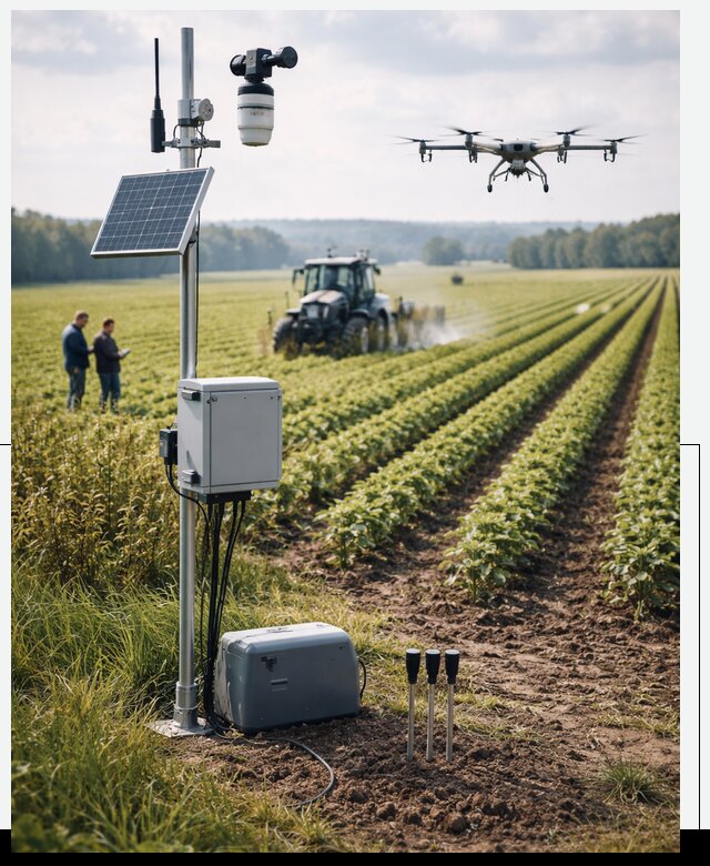 Разработка IoT мониторинга полей в Сасове от 8589 р. | АвикейСсв